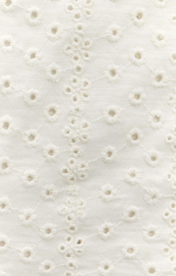 Tops Madrid Knit Eyelet Button Up Madrid Knit Eyelet Button Up