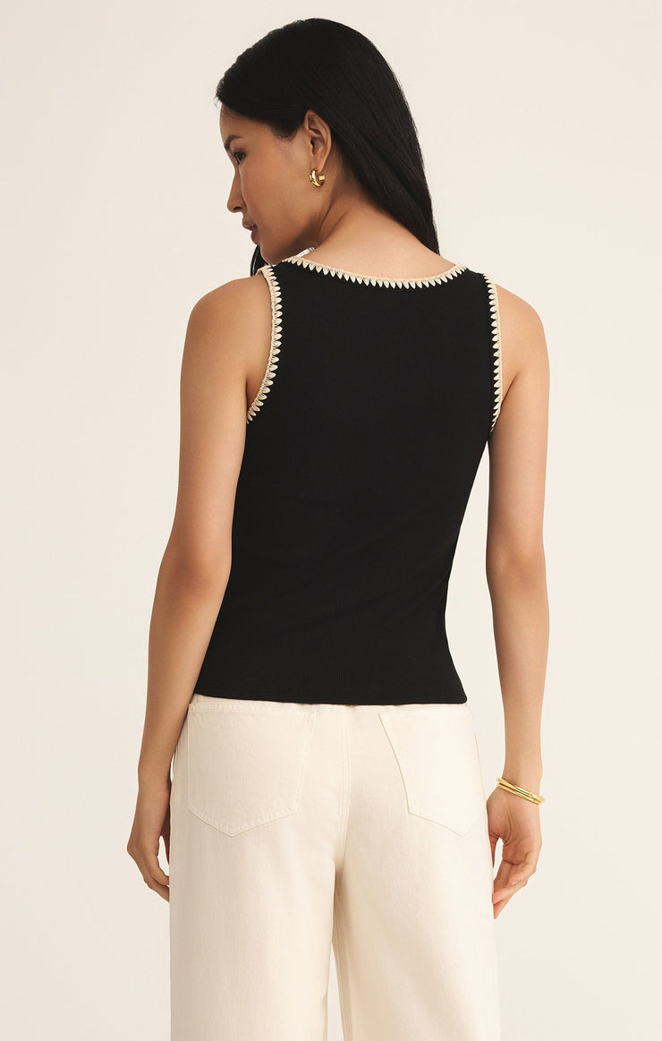 Tops Jaidynn Whipstitch Rib Tank Jaidynn Whipstitch Rib Tank