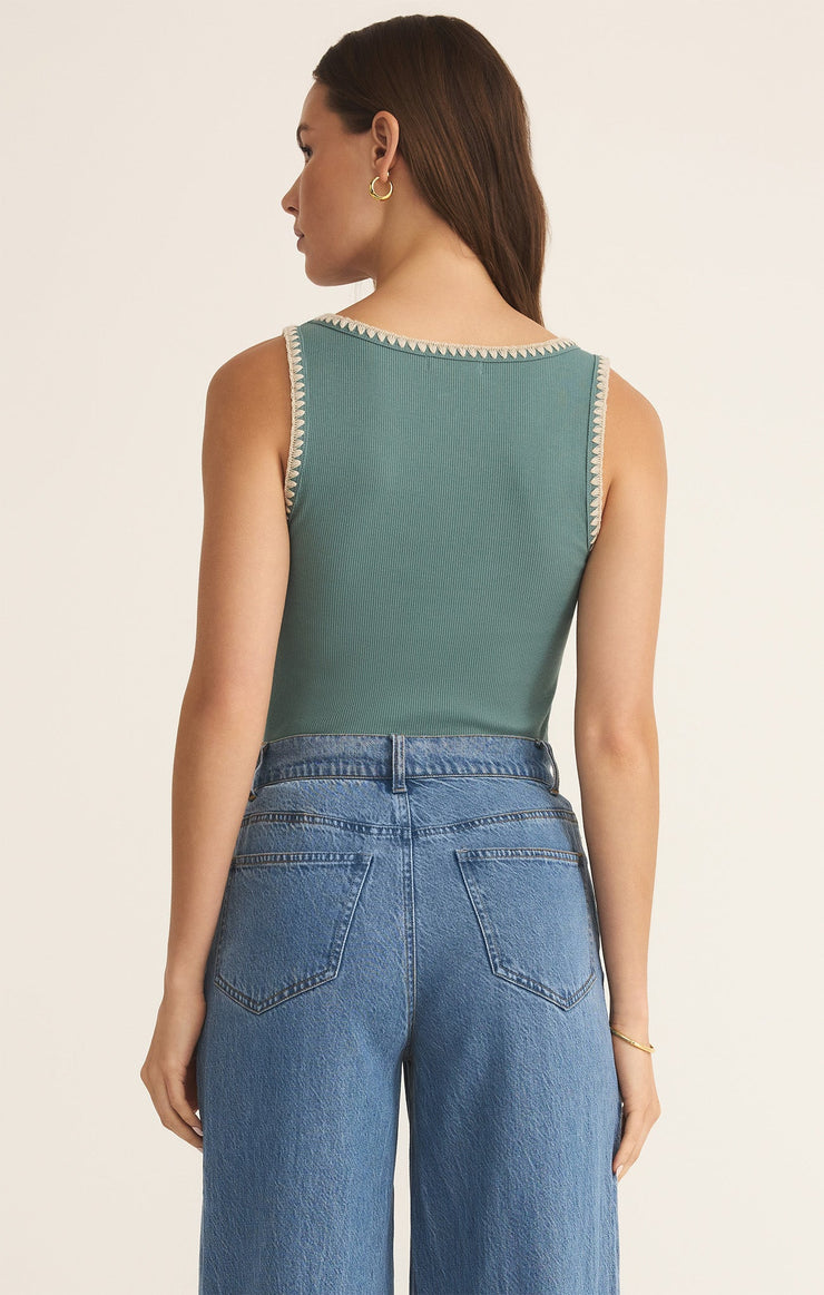 Tops Jaidynn Whipstitch Rib Tank Jaidynn Whipstitch Rib Tank