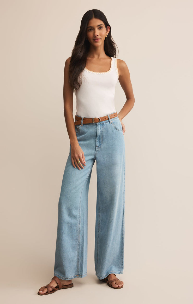 Tops Jaidynn Whipstitch Rib Tank Jaidynn Whipstitch Rib Tank