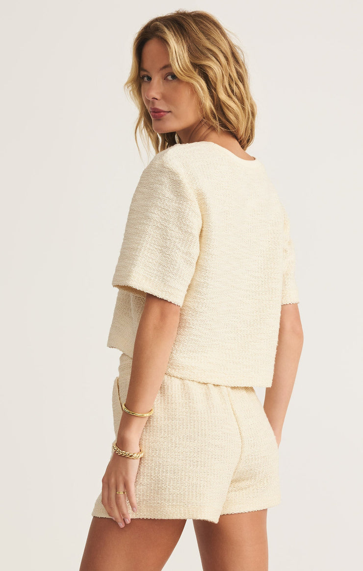 Tops Curran Looped Terry Top Curran Looped Terry Top