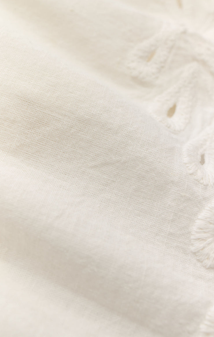 Tops Annecy Embroidered Linen Tank Annecy Embroidered Linen Tank