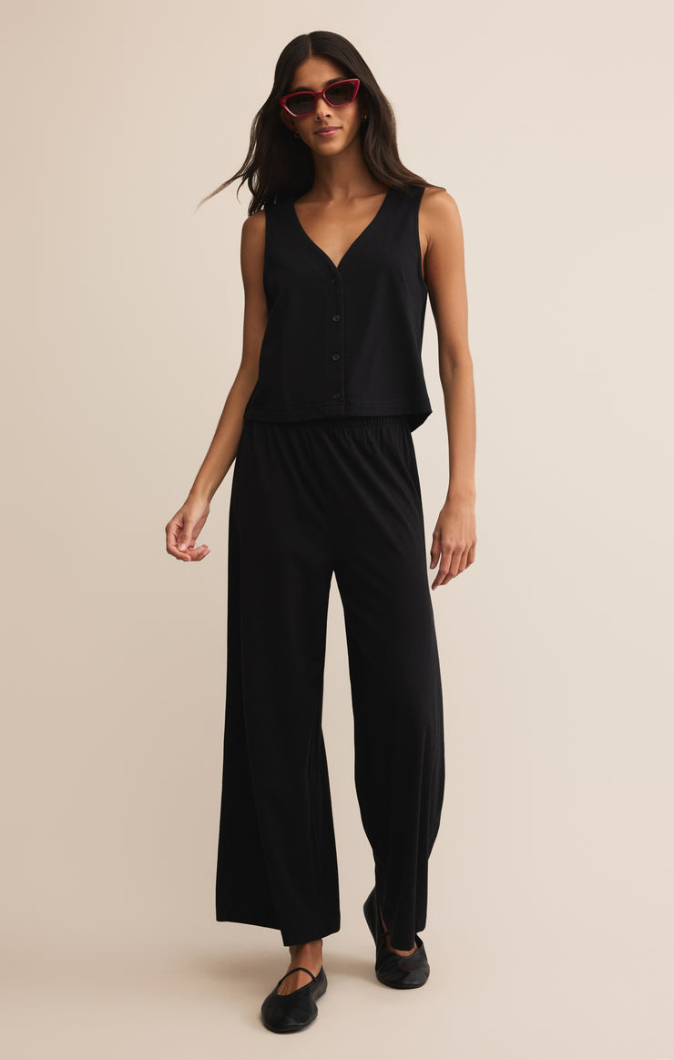 Tops Solace Cotton Jersey Top True Black