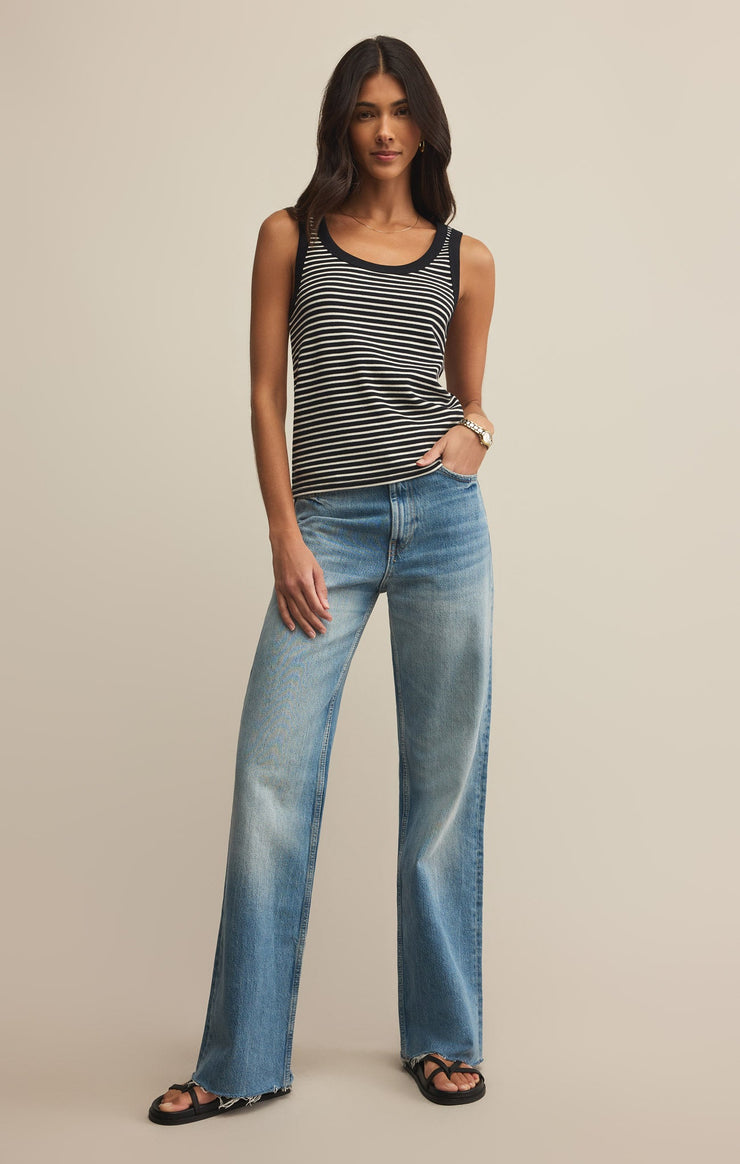 Tops Elin Stripe Rib Tank Elin Stripe Rib Tank