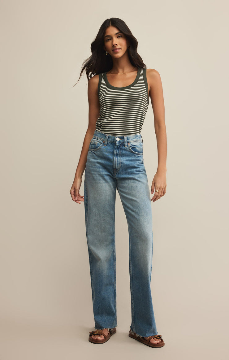 Tops Elin Stripe Rib Tank Elin Stripe Rib Tank