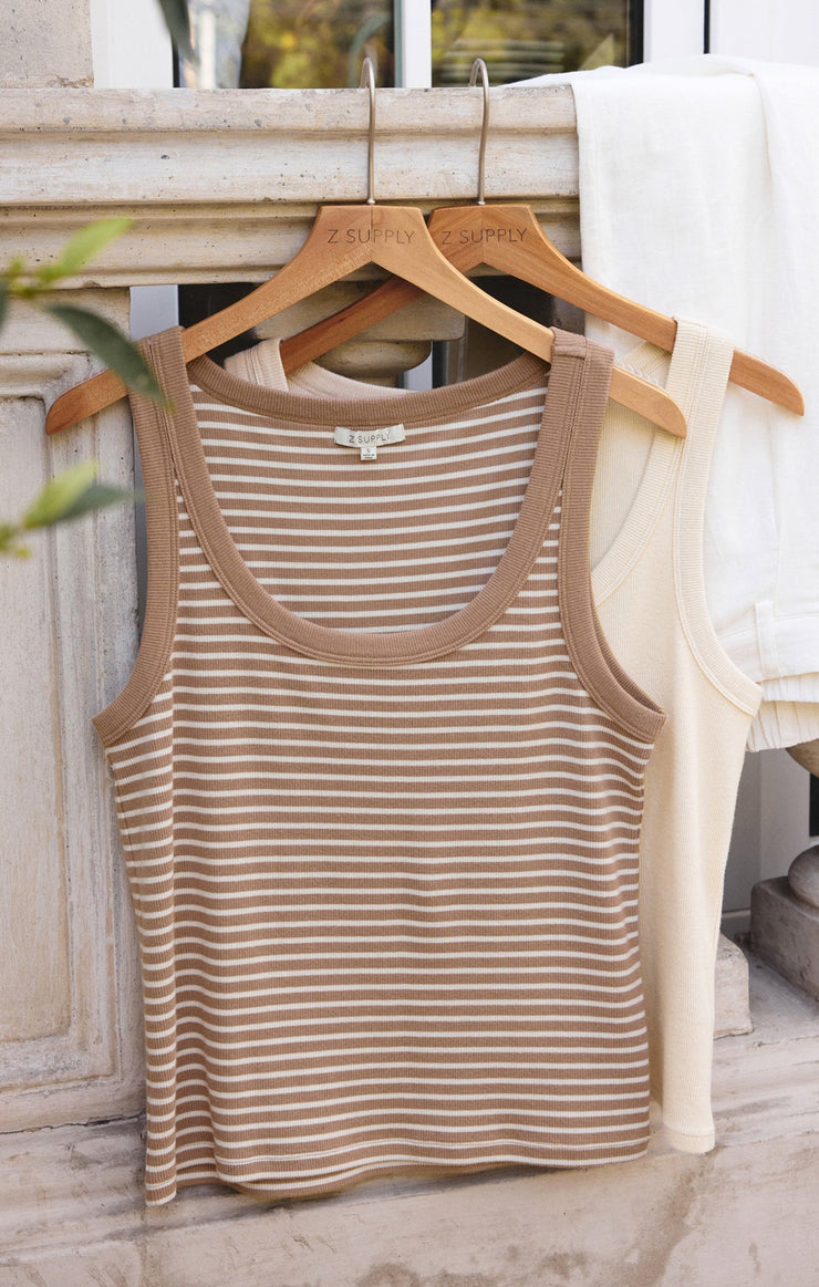 Tops Elin Stripe Rib Tank Elin Stripe Rib Tank