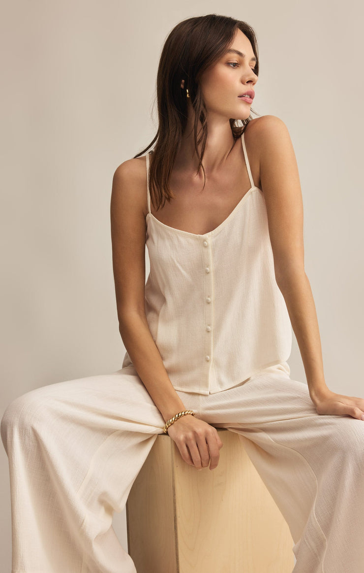 Tops Savoy Linen Tank Savoy Linen Tank