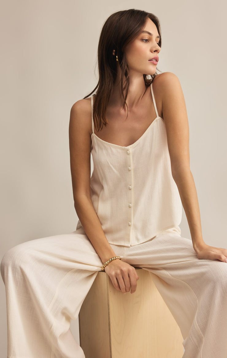 Tops Savoy Linen Tank Savoy Linen Tank