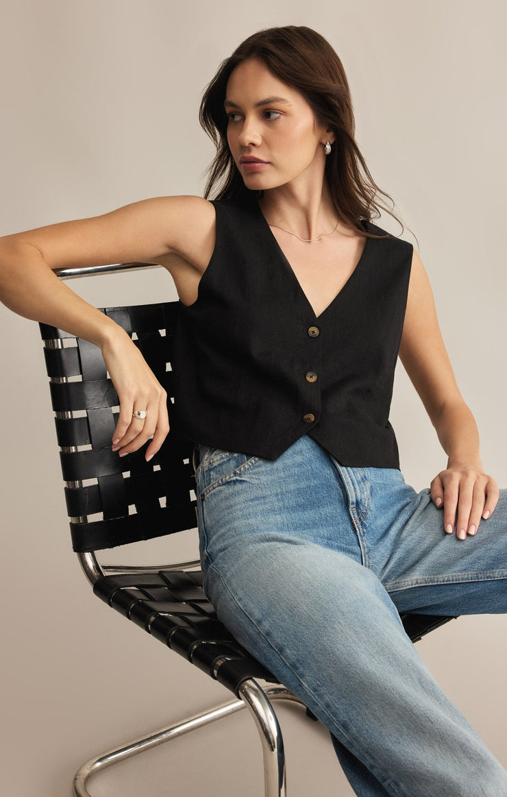 Tops Marta Linen Vest Marta Linen Vest