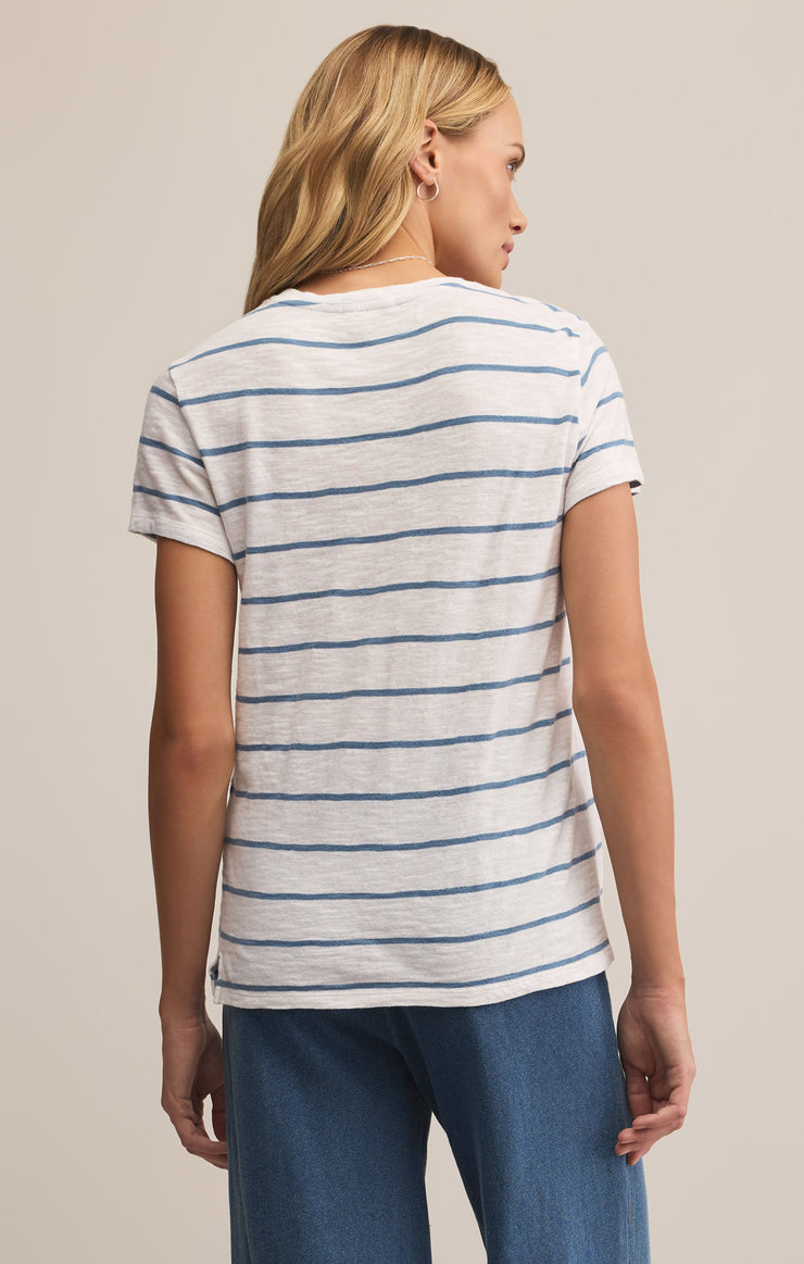 Tops Foundation Premium Striped Tee Boathouse