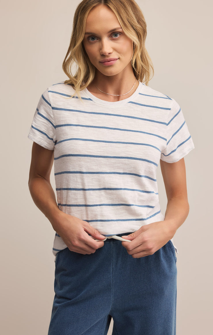 Tops Foundation Premium Striped Tee Boathouse