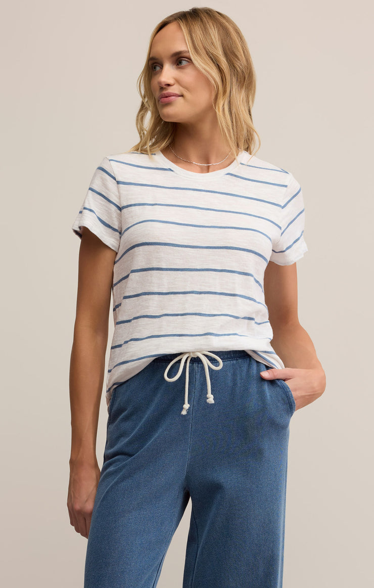Tops Foundation Premium Striped Tee Boathouse