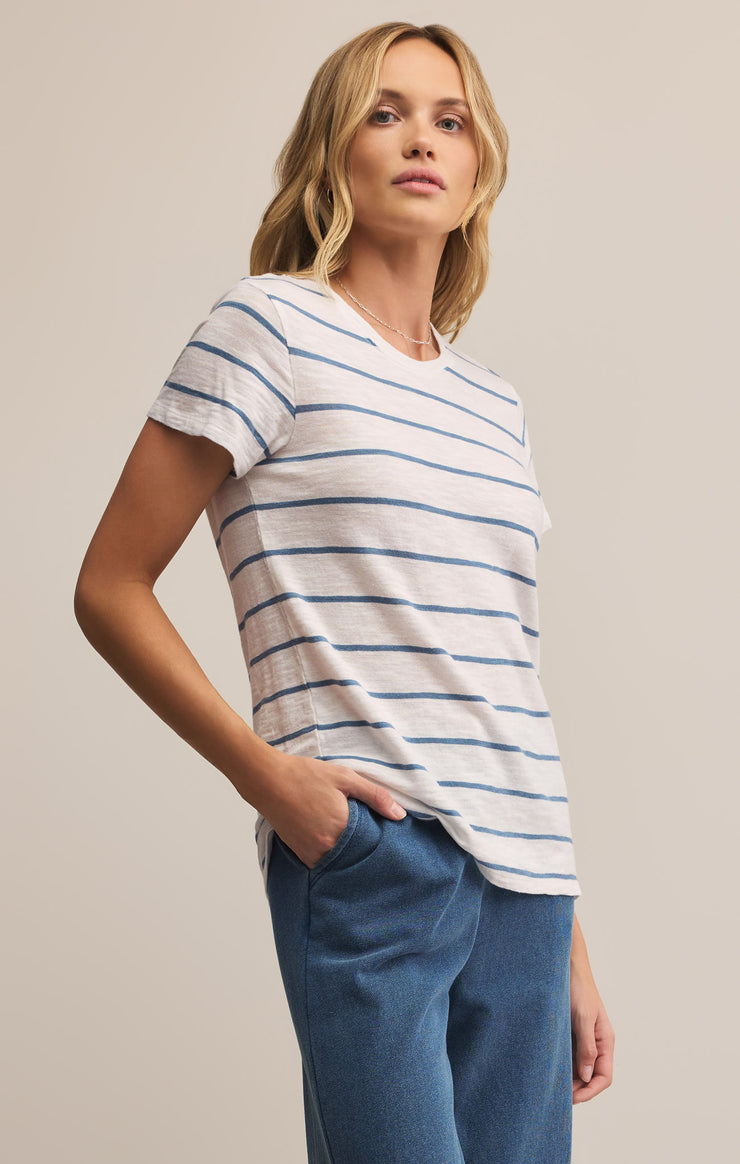 Tops Foundation Premium Striped Tee Boathouse