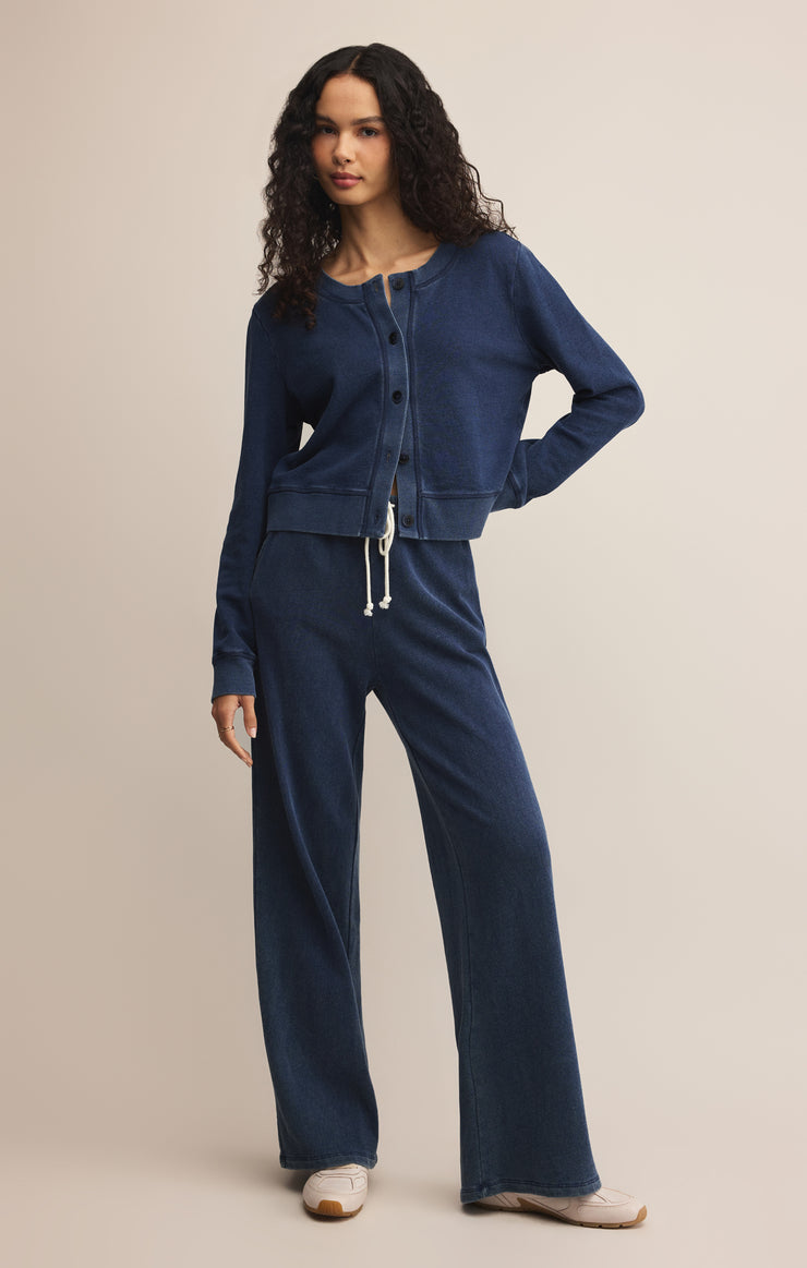Tops Daily Knit Denim Cardigan Daily Knit Denim Cardigan