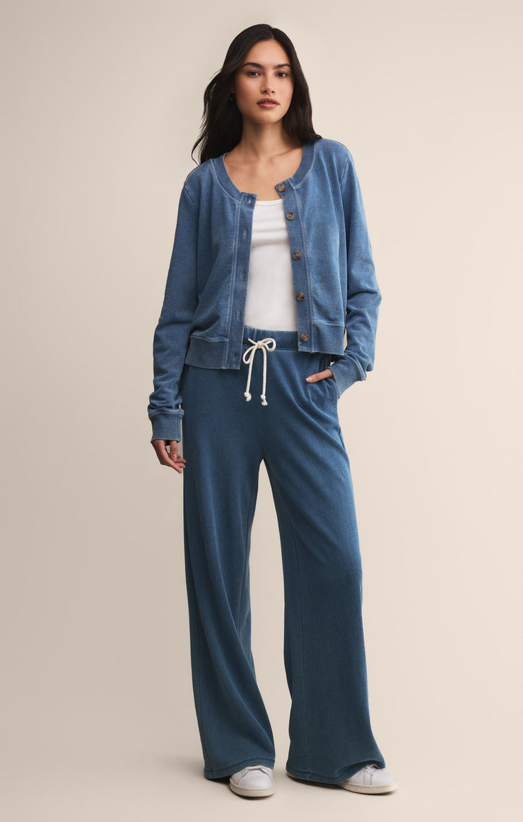 Tops Daily Knit Denim Cardigan Daily Knit Denim Cardigan