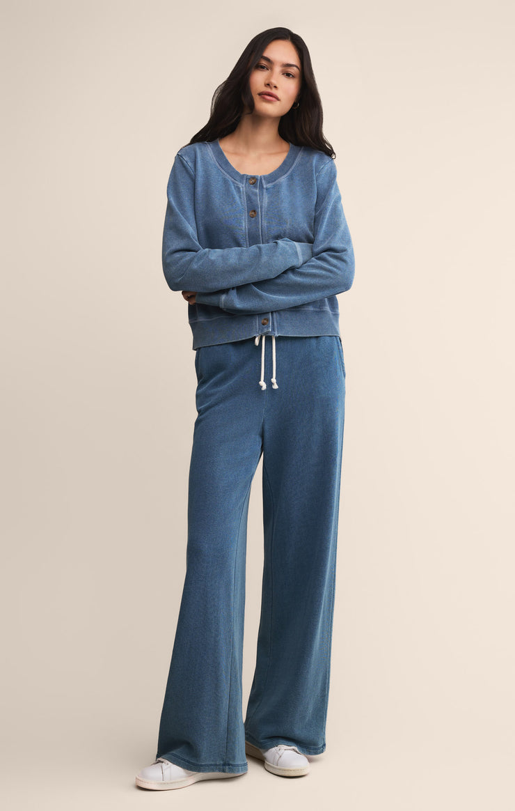 Tops Daily Knit Denim Cardigan Daily Knit Denim Cardigan