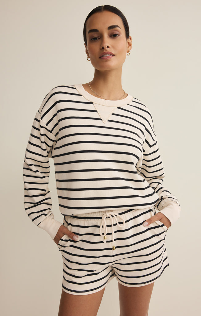 Stand Out Striped Modal Sweatshirt – Z SUPPLY