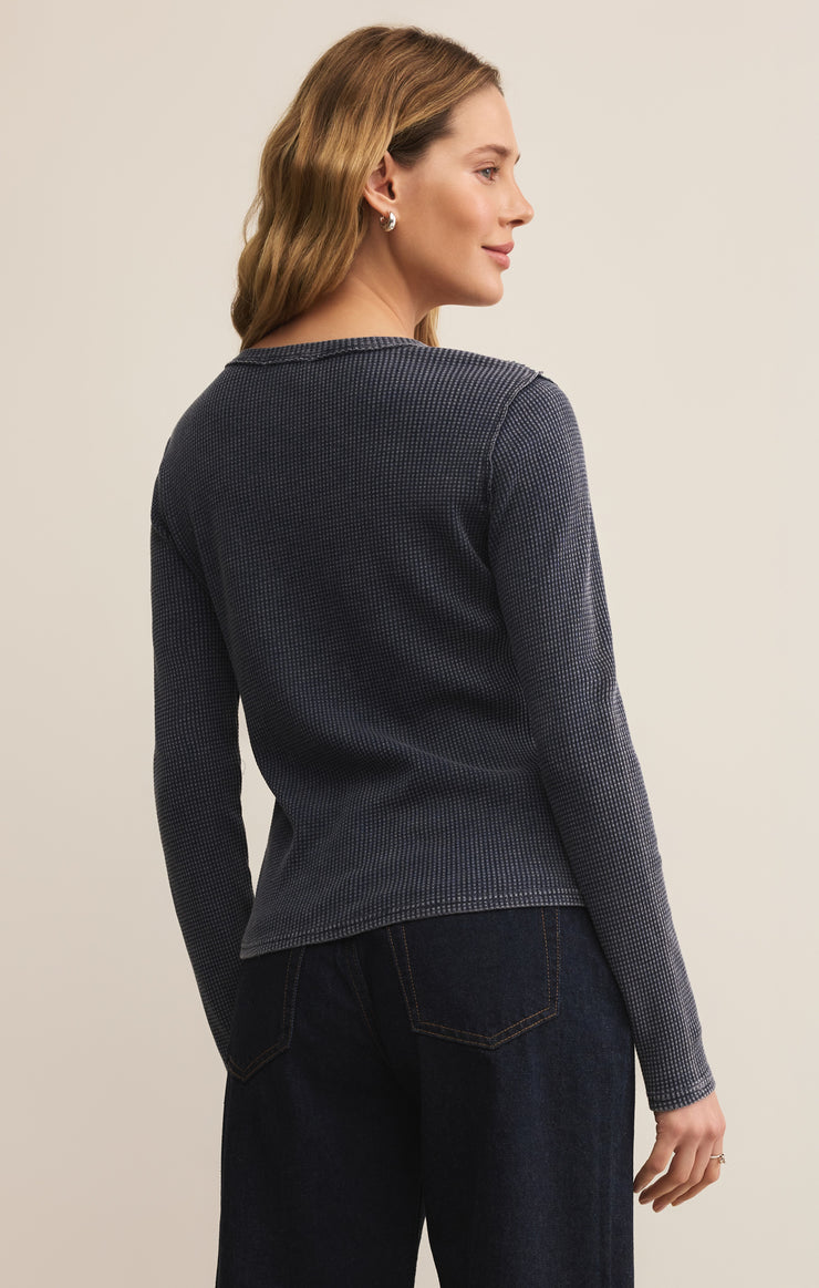 Tops Arlet Mini Thermal Top Blue Sapphire