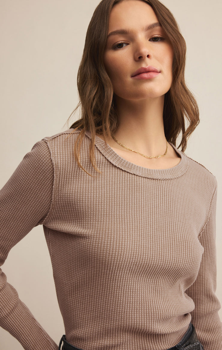 Tops Arlet Mini Thermal Top Desert Tan