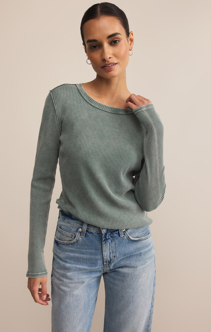 Tops Arlet Mini Thermal Top Hunter Green