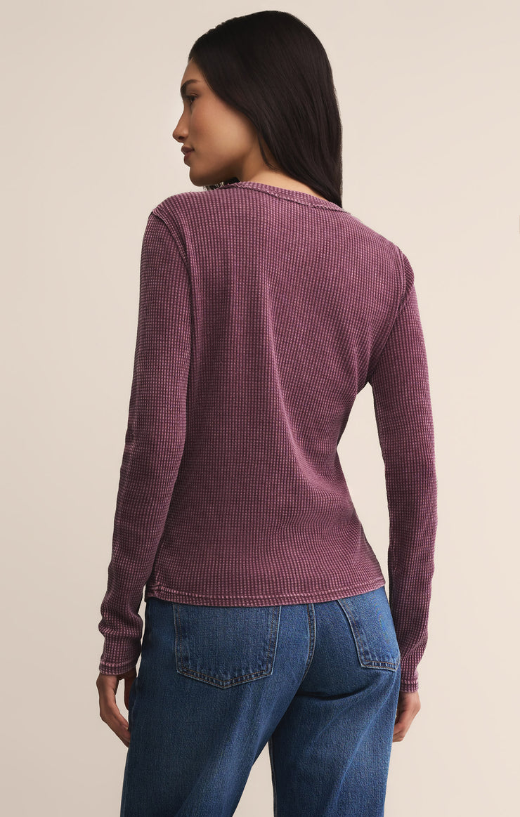 Tops Arlet Mini Thermal Top Merlot