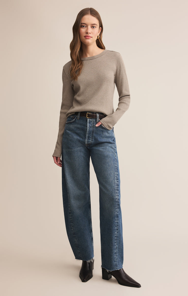 Tops Arlet Mini Thermal Top Smoked Heather