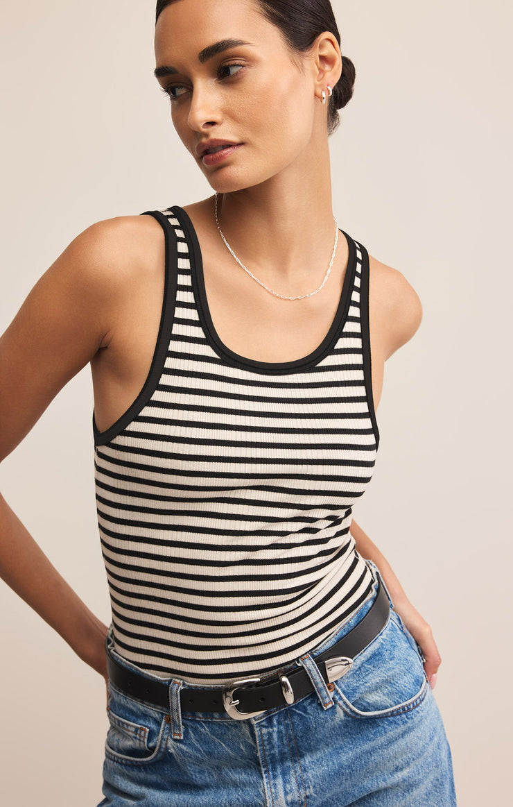 Tops Classic Striped Scoop Tank Classic Striped Scoop Tank