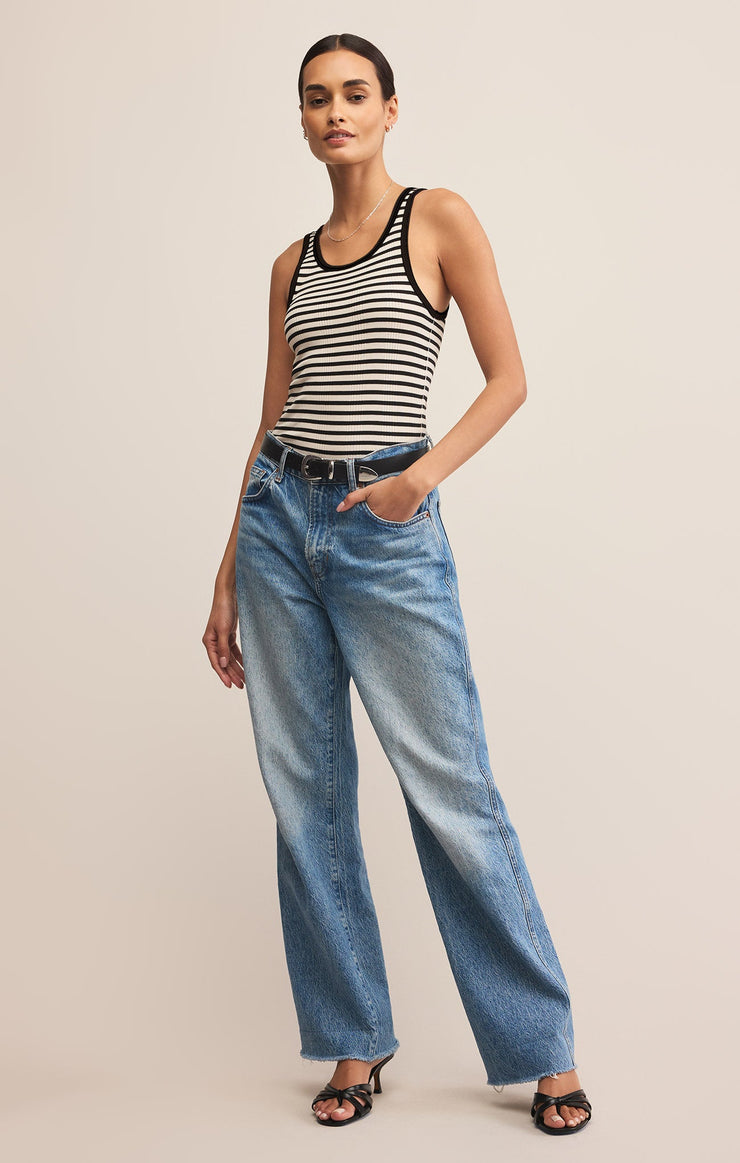 Tops Classic Striped Scoop Tank Classic Striped Scoop Tank