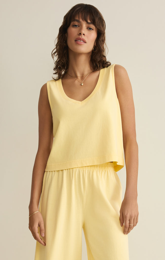 Sloane V-Neck Cotton Jersey Top – Z SUPPLY