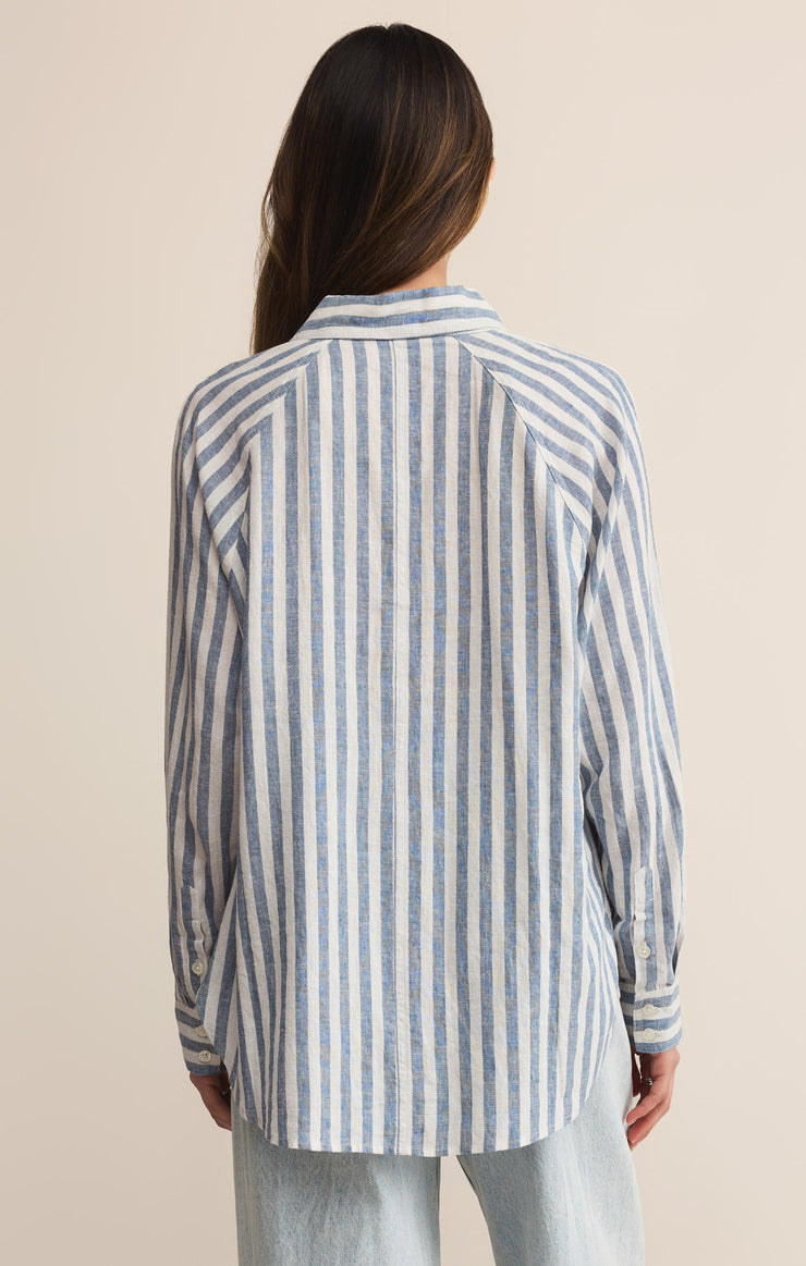 Tops Perfect Linen Striped Top Perfect Linen Striped Top