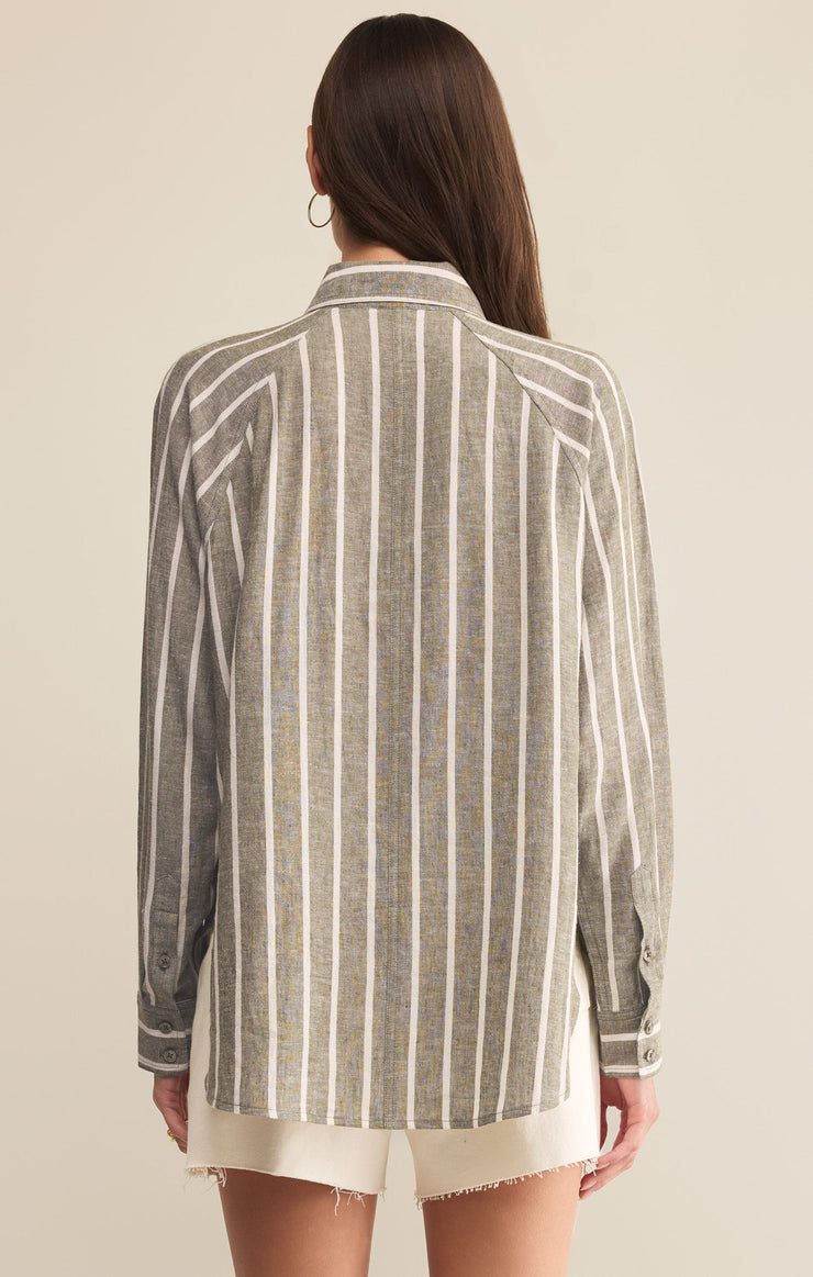 Tops Perfect Linen Striped Top Perfect Linen Striped Top