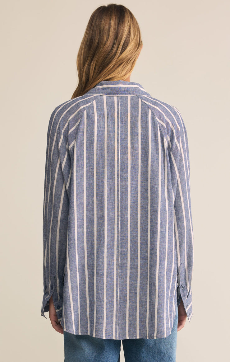 Tops Perfect Linen Striped Top Perfect Linen Striped Top