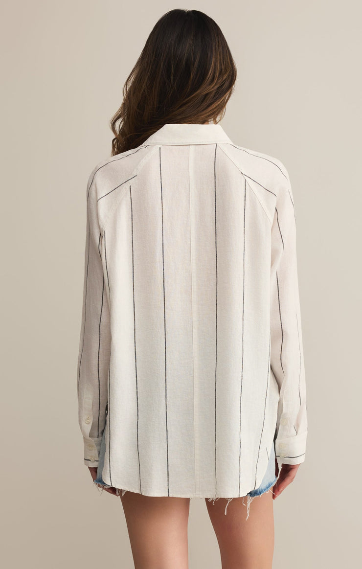 Tops Perfect Linen Striped Top Perfect Linen Striped Top