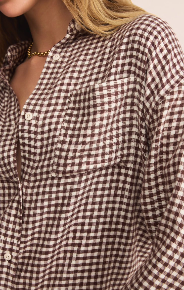 Tops River Plaid Button Up River Plaid Button Up