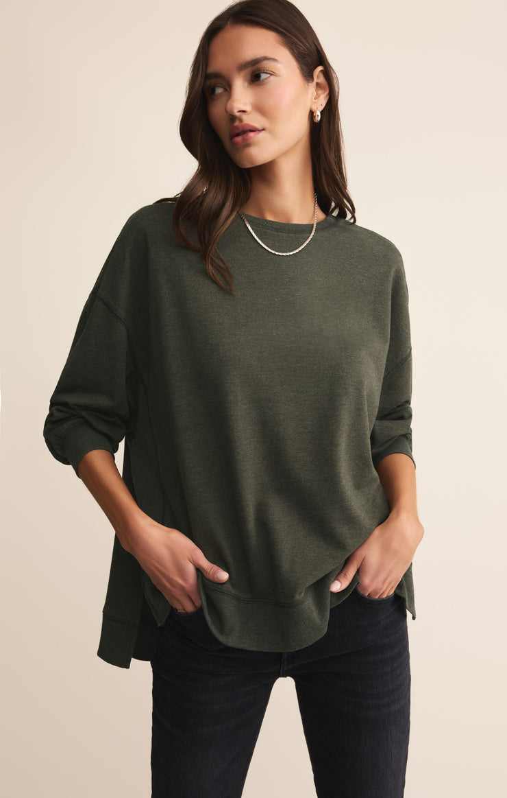 Tops Modern Weekender Sweatshirt Artichoke