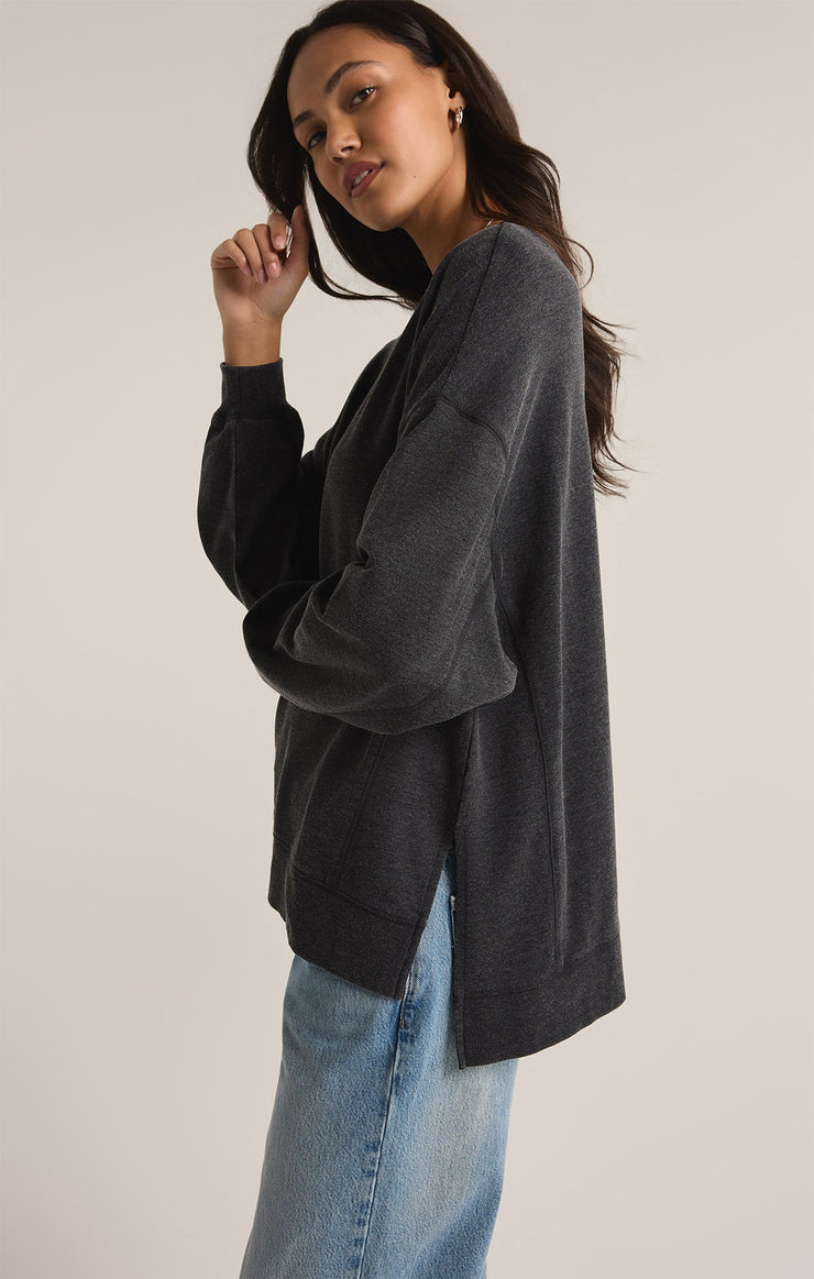 Tops Modern Weekender Sweatshirt Black
