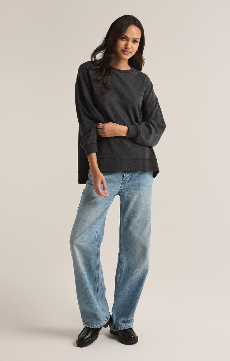 Tops Modern Weekender Sweatshirt Black