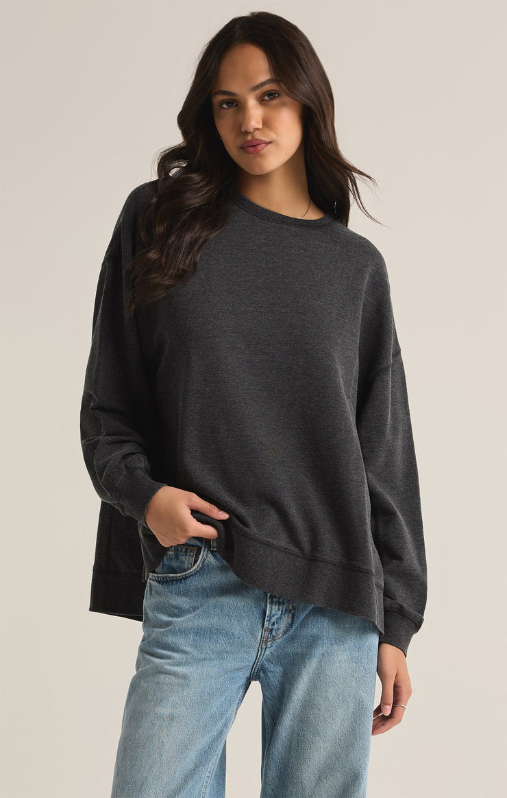 Tops Modern Weekender Sweatshirt Black