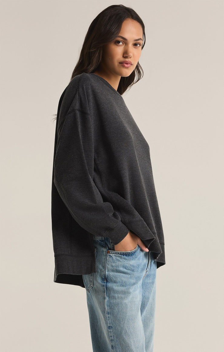 Tops Modern Weekender Sweatshirt Black