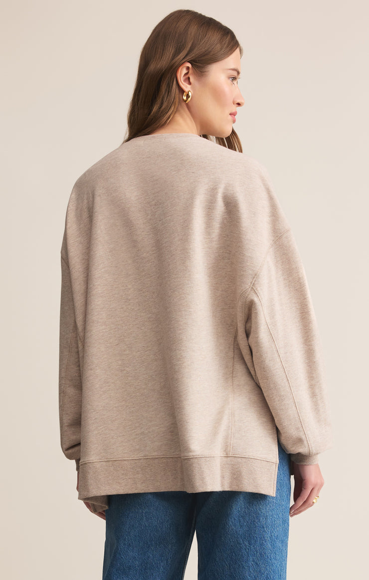 Tops Modern Weekender Sweatshirt Natural Heather