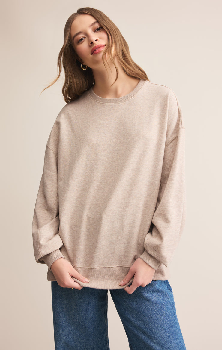 Tops Modern Weekender Sweatshirt Natural Heather