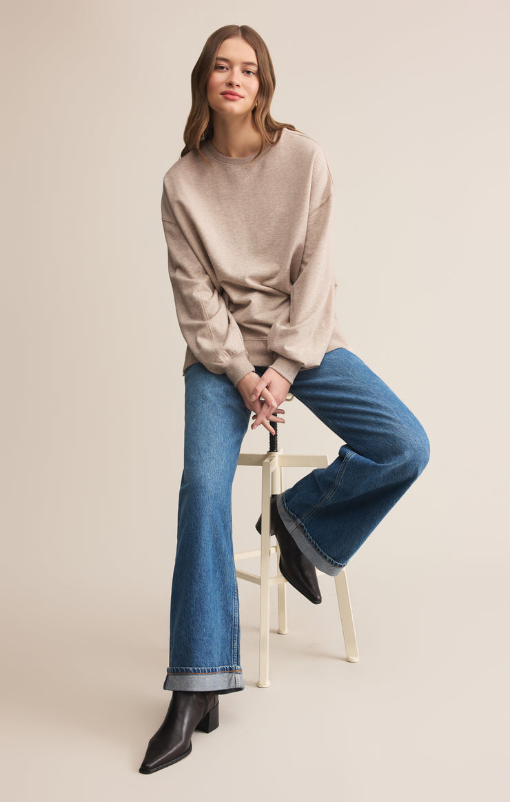 Tops Modern Weekender Sweatshirt Natural Heather