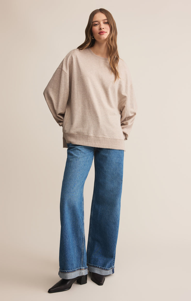 Tops Modern Weekender Sweatshirt Natural Heather