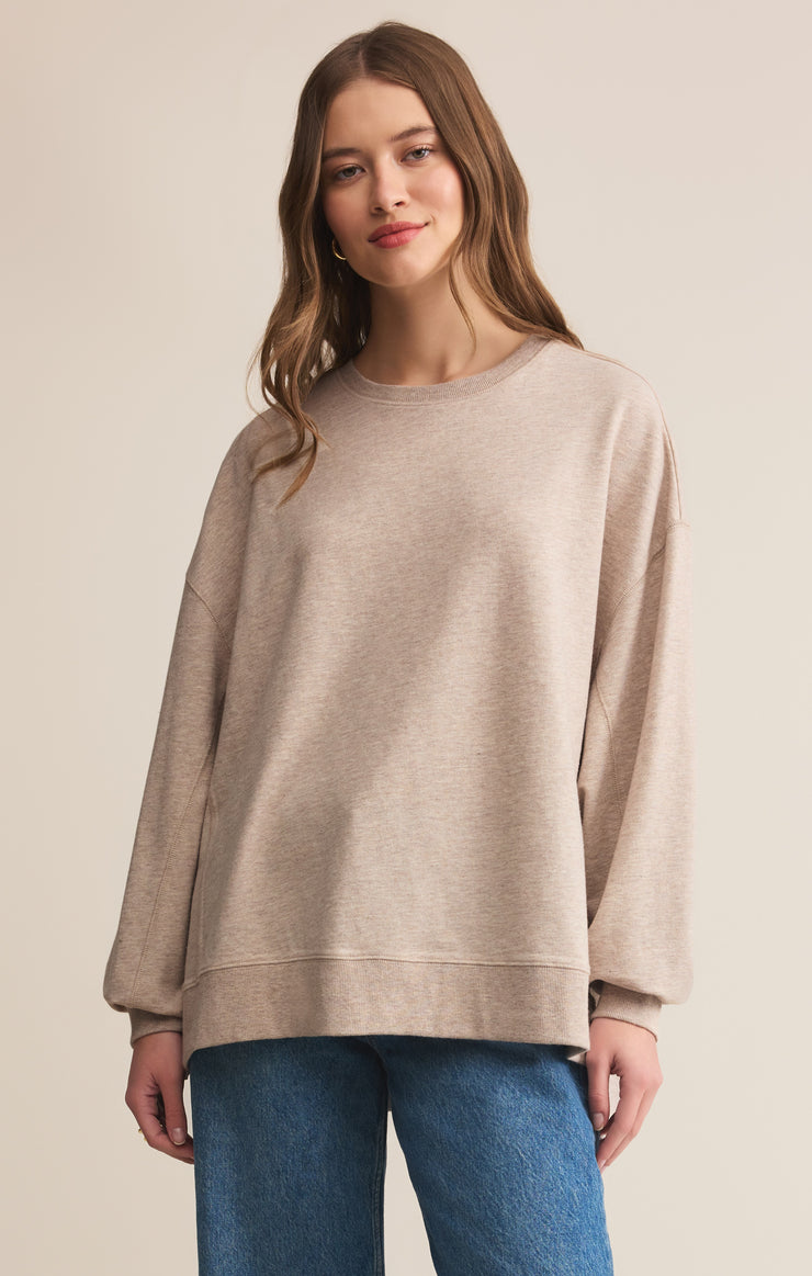 Tops Modern Weekender Sweatshirt Natural Heather