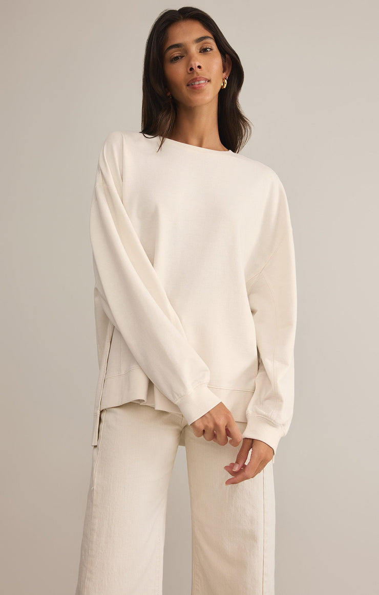 Tops Modern Weekender Sweatshirt Sea Salt
