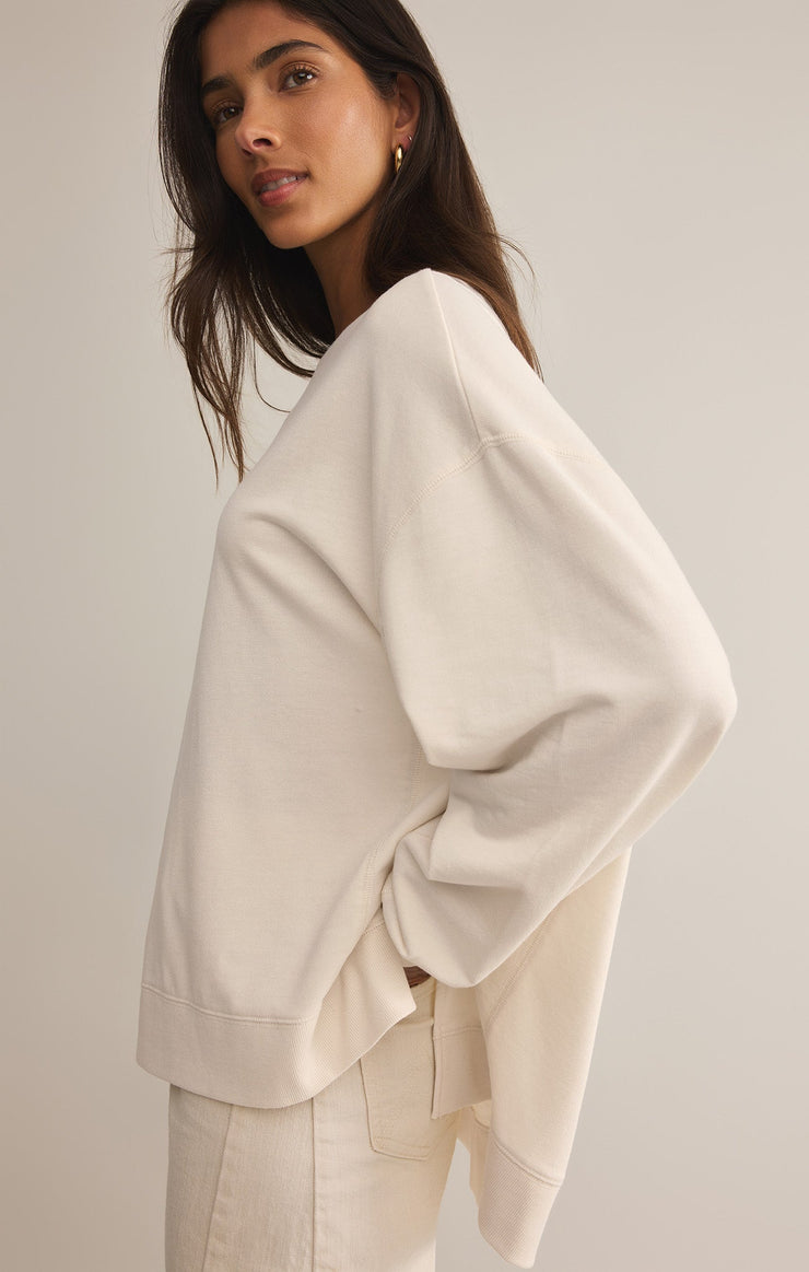 Tops Modern Weekender Sweatshirt Sea Salt