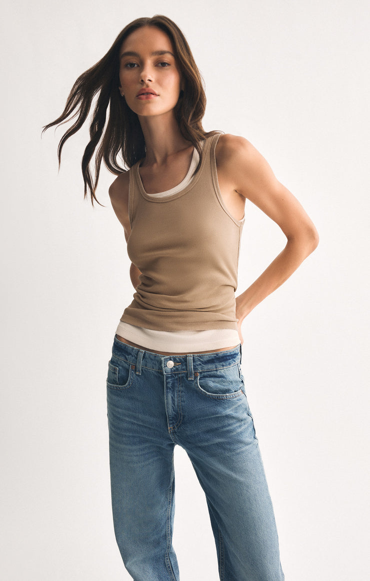 Tops Classic Scoop Rib Tank Classic Scoop Rib Tank