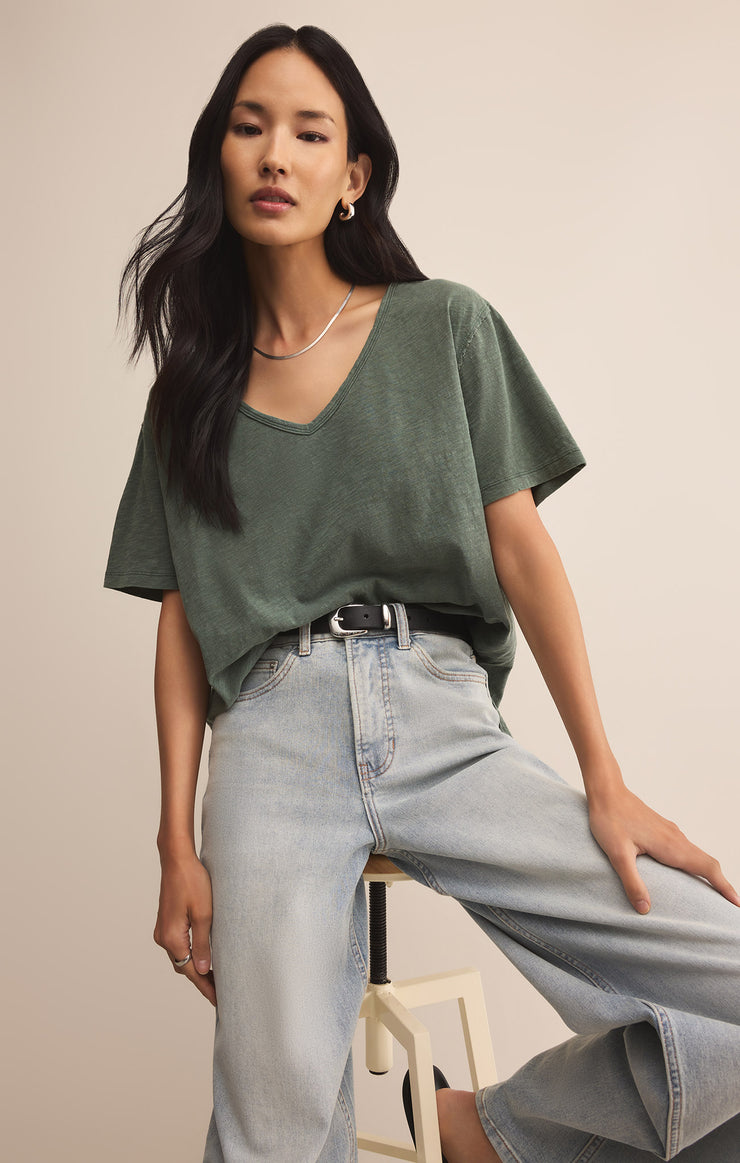 Tops Lively Slub V-Neck Tee Lively Slub V-Neck Tee