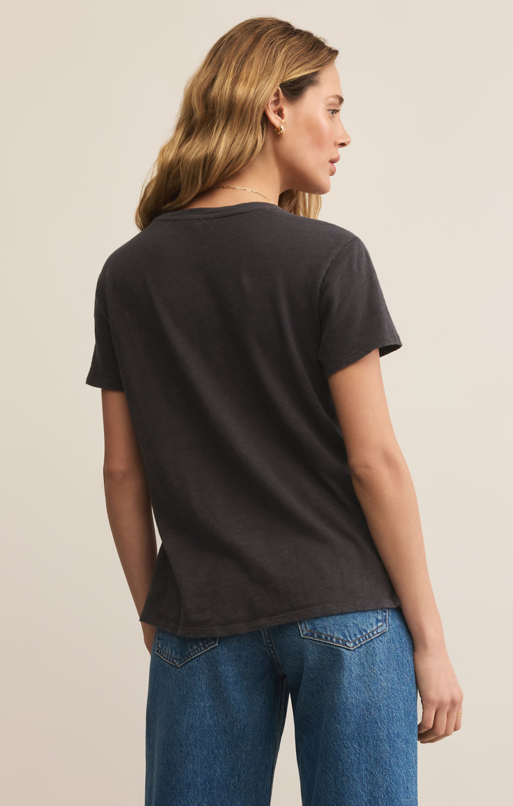 Tops Foundation Premium Slub Tee Black Sand