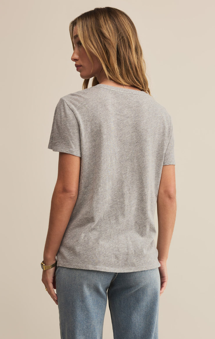 Tops Foundation Premium Slub Tee Classic Heather Grey